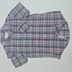 Original Penguin Men's Colorful Plaid Button Down Shirt